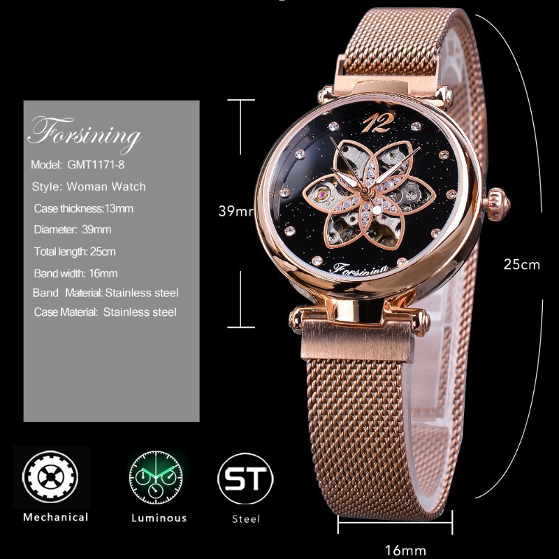 Forsining Fashionable Night Li - đánh giá và giá Watch Winder Compact