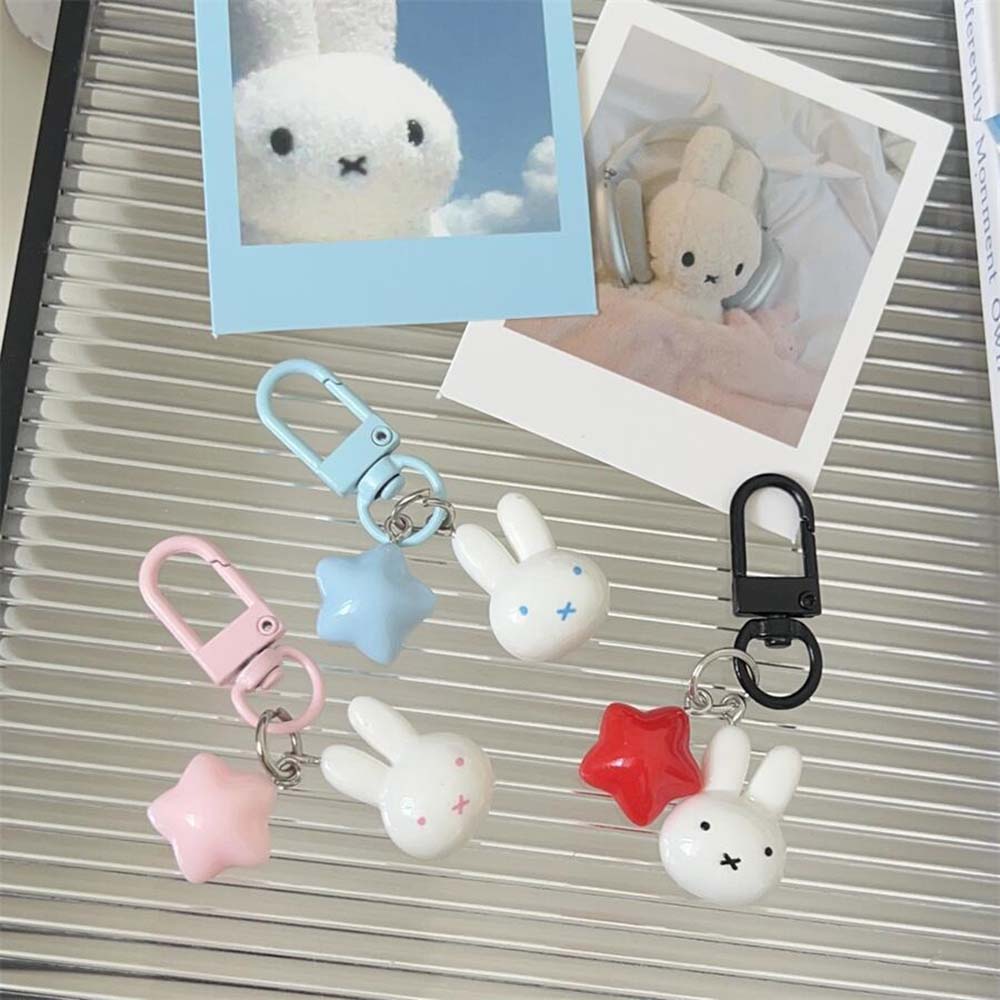 Miffy Rabbit Head Kawaii Cute  - đánh giá và giá Carabiner Keychain