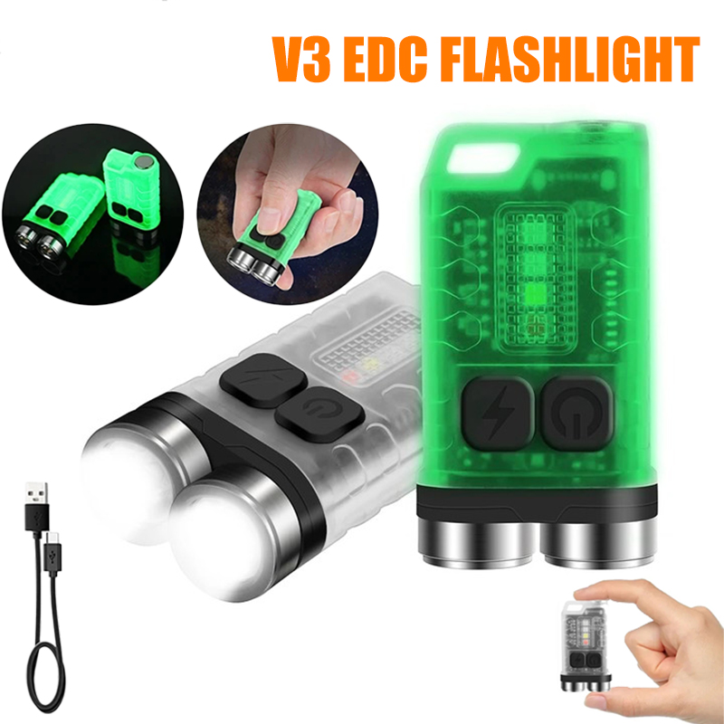 V3 EDC Flashlight Mini Keychai - đánh giá và giá Keychain Flashlight