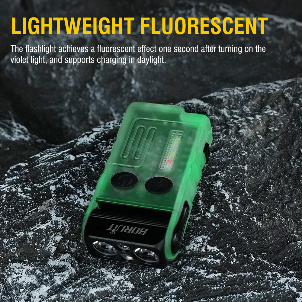 BORUiT V20 Fluorescence Buzzer - đánh giá và giá Keychain Flashlight