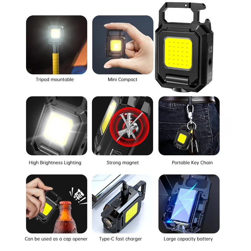 Mini LED Handheld Flashlights  - đánh giá và giá Keychain Flashlight