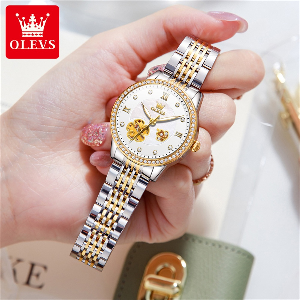 OLEVS 6706 Elegant Diamond Wom - đánh giá và giá Watch Winder Compact