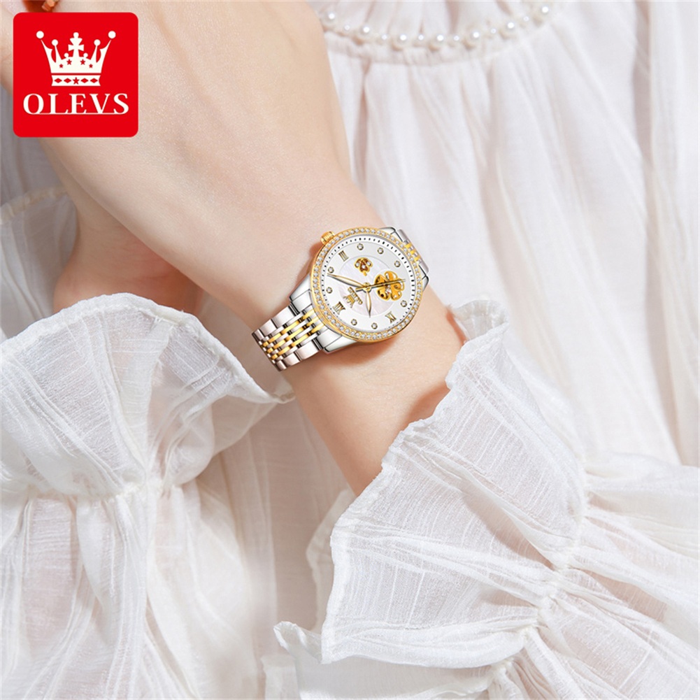 OLEVS 6706 Elegant Diamond Wom - đánh giá và giá Watch Winder Compact
