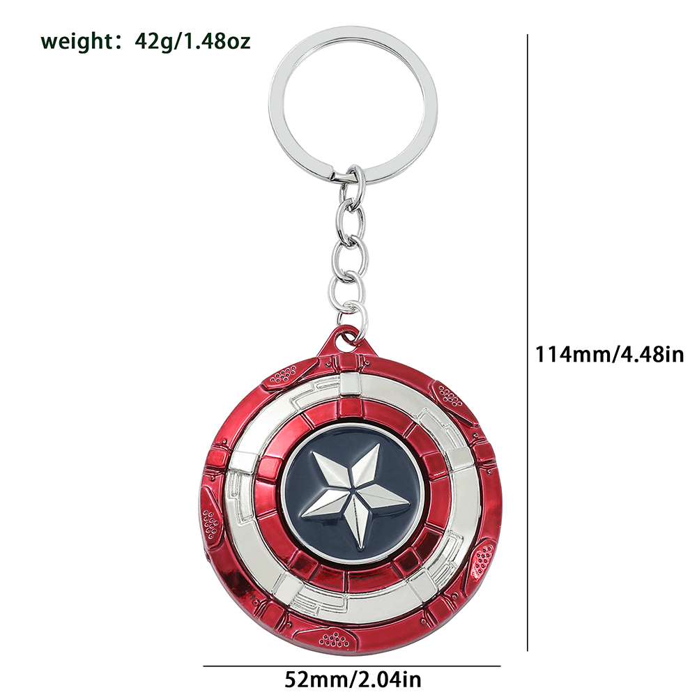 Avengers Captain America Shiel - đánh giá và giá Carabiner Keychain