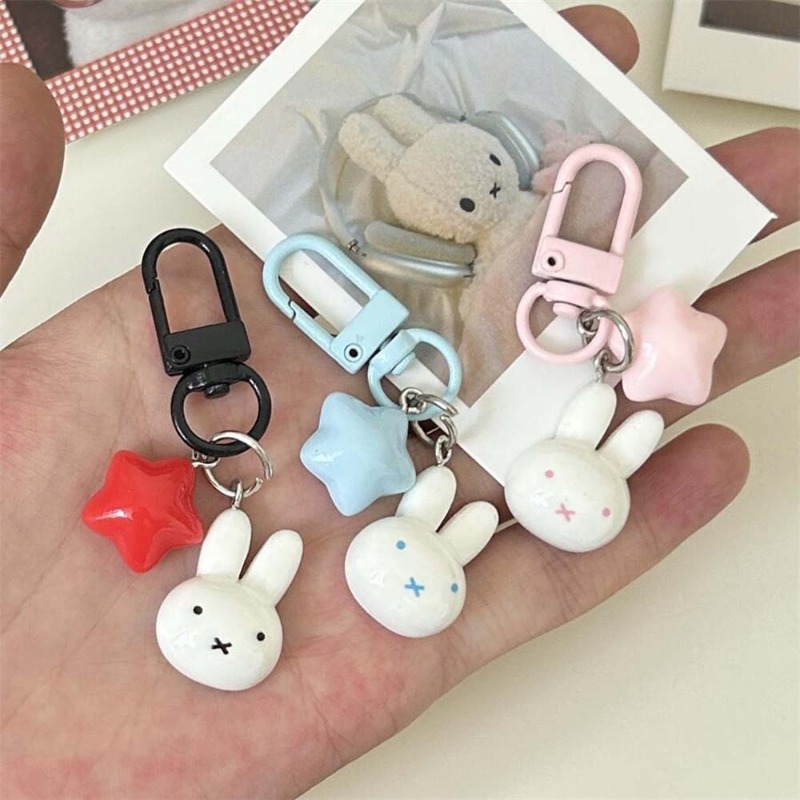 Kawaii Miffy Keychain Cute Rab - đánh giá và giá Carabiner Keychain