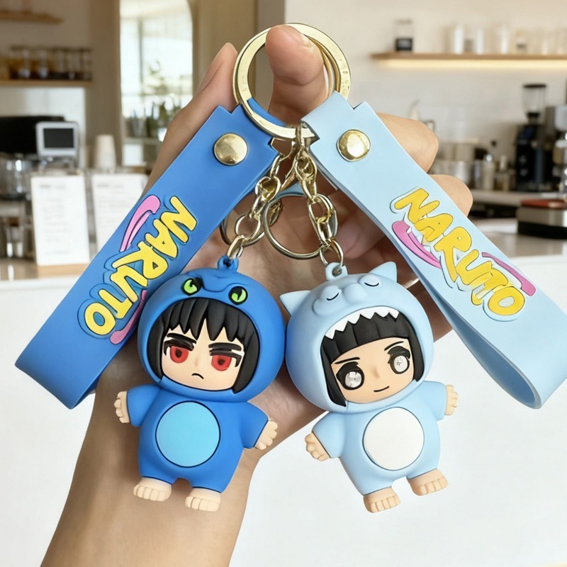 New Cartoon Naruto Q-version K - đánh giá và giá Carabiner Keychain