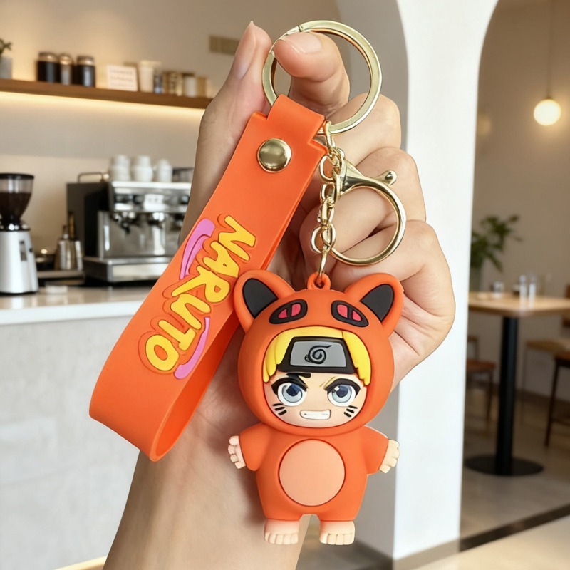 New Cartoon Naruto Q-version K - đánh giá và giá Carabiner Keychain